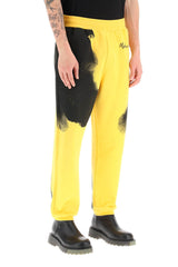 Moschino graphic print jogger pants with logo
