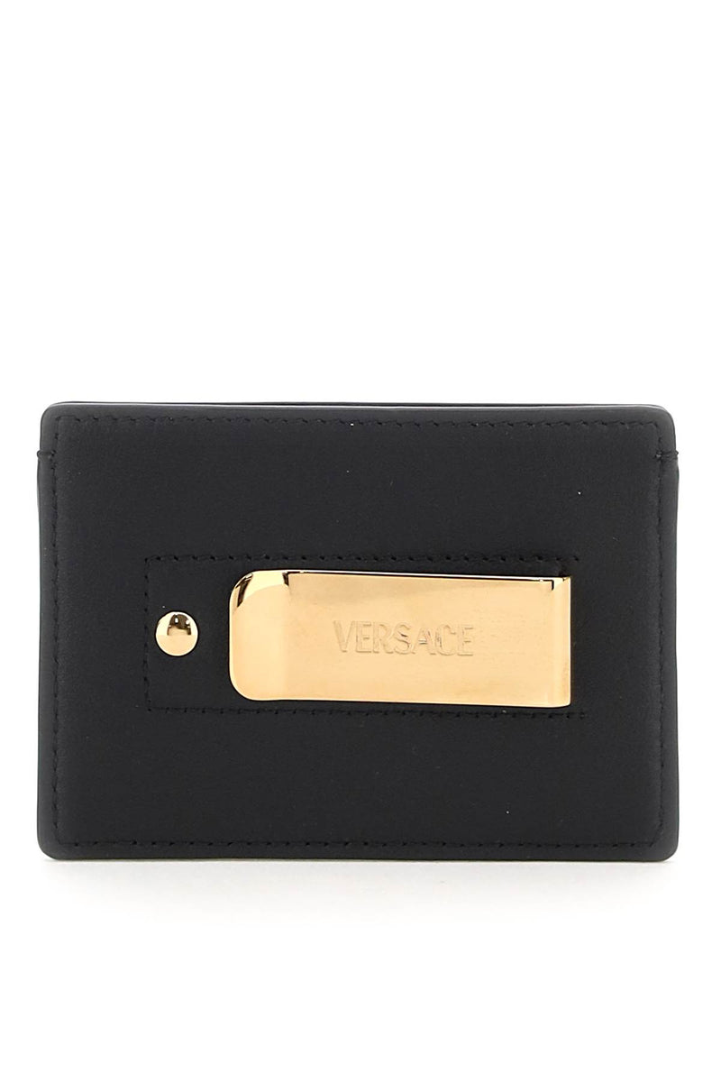 Versace leather medusa cardholder