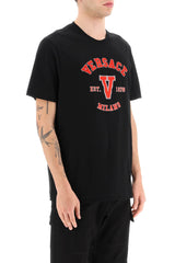 Versace mitchel logo varsity t-shirt