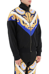 Versace barocco 660 zip-up sweatshirt