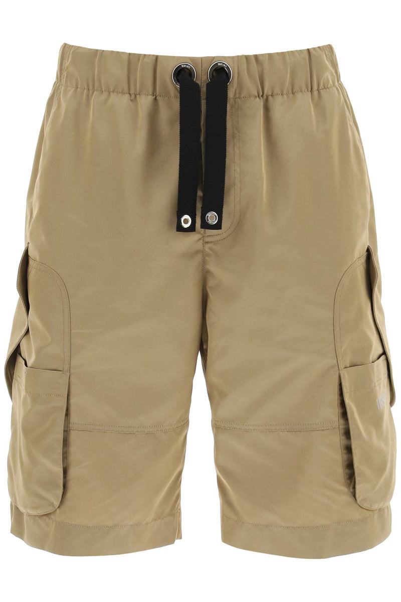 Versace oversized nylon cargo shorts