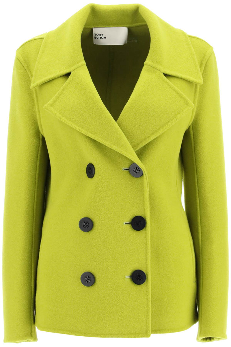 Tory burch wool double-breasted coat