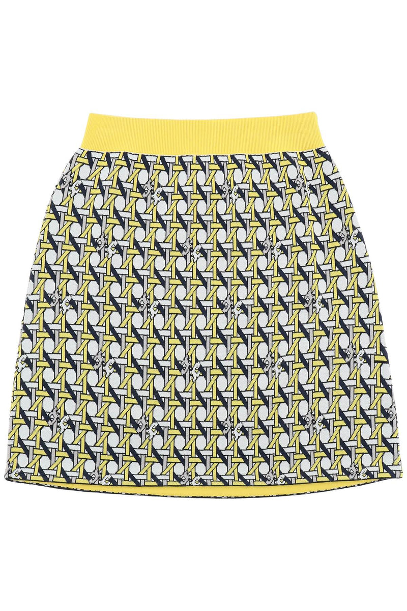 Tory burch jacquard mini skirt