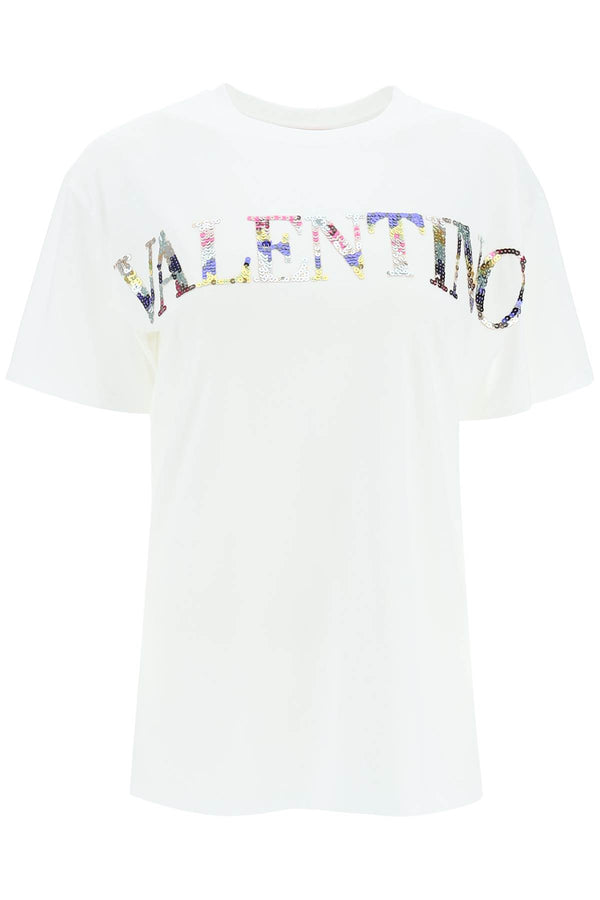 Valentino sequined logo t-shirt