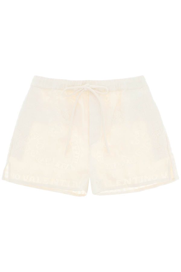 Valentino cotton lace shorts