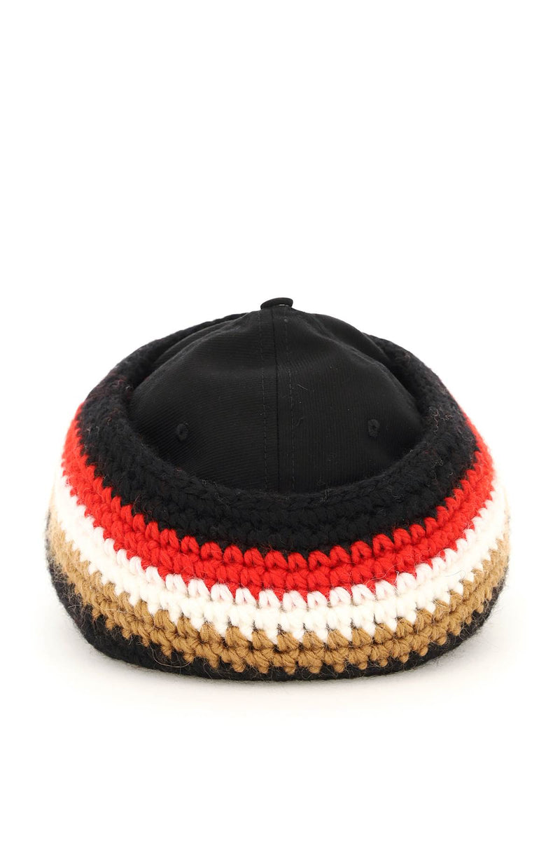 Burberry baseball cap with knit headband