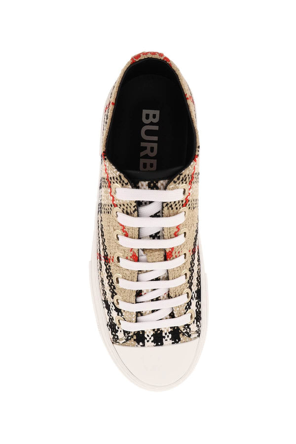 Burberry vintage check cotton sneakers
