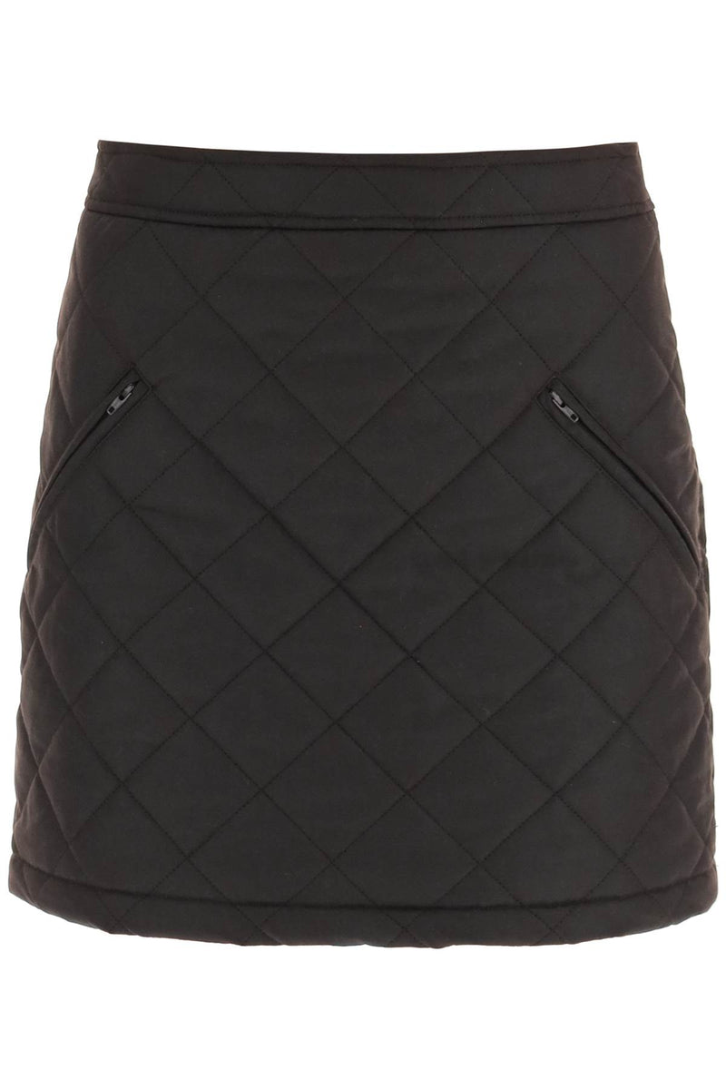Burberry 'casia' quilted cotton mini skirt