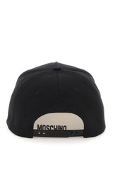 Moschino logo embroidery baseball cap