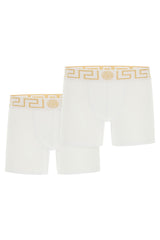Versace bi-pack underwear greca border trunks