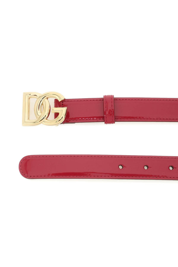Dolce & gabbana patent leather belt