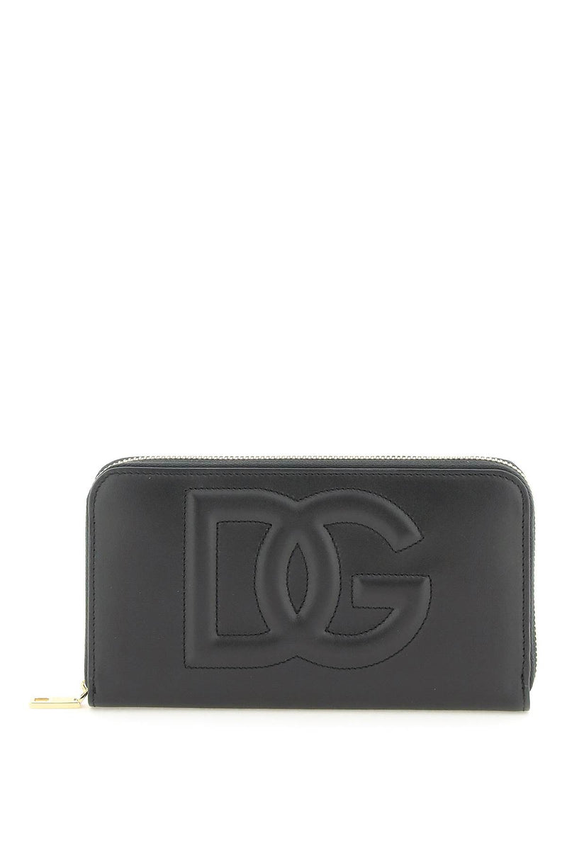 Dolce & gabbana zip around leather wallet