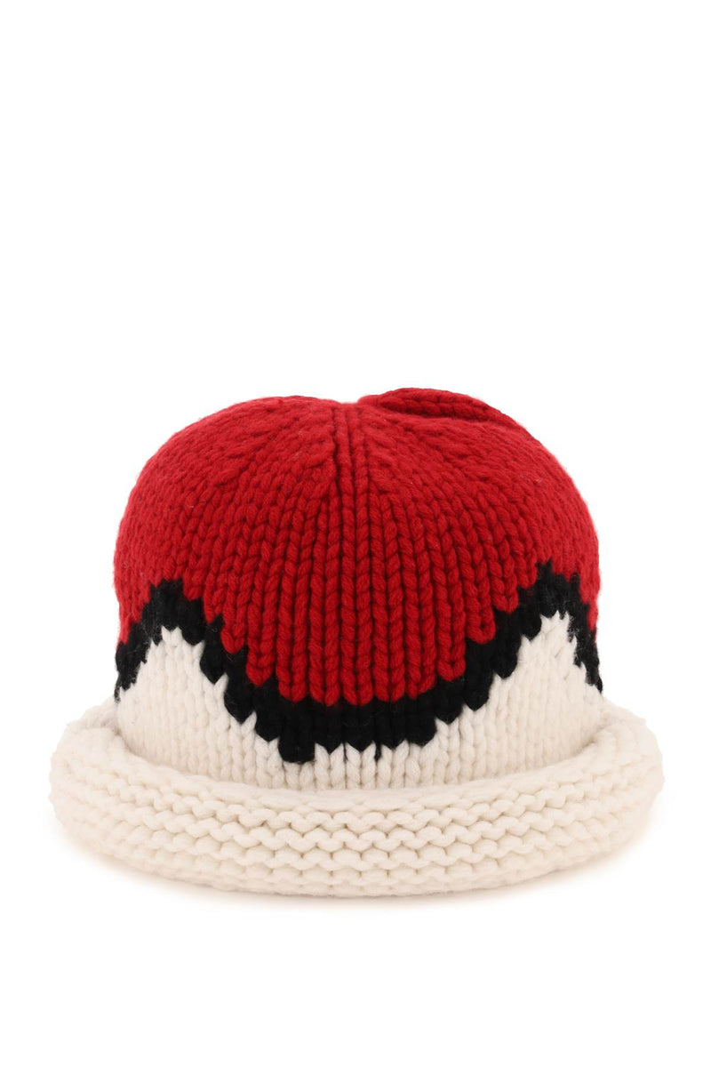 Kenzo jacquard knit beanie hat