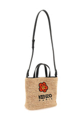 Kenzo boke flower raffia handbag