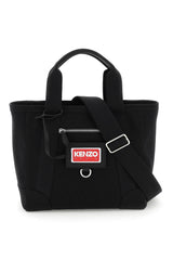 Kenzo small fabric tote bag with shoulder strap