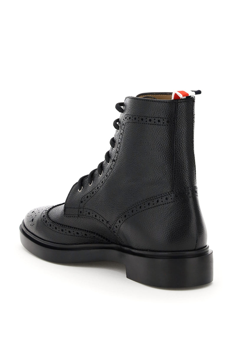 Thom browne wingtip brogue ankle boots