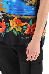 Dolce & gabbana short-sleeved shirt with hawaii print
