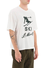 Bally 'ski st. moritz' print t-shirt