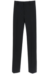 Off-white slim tailored pants with zippered ankle