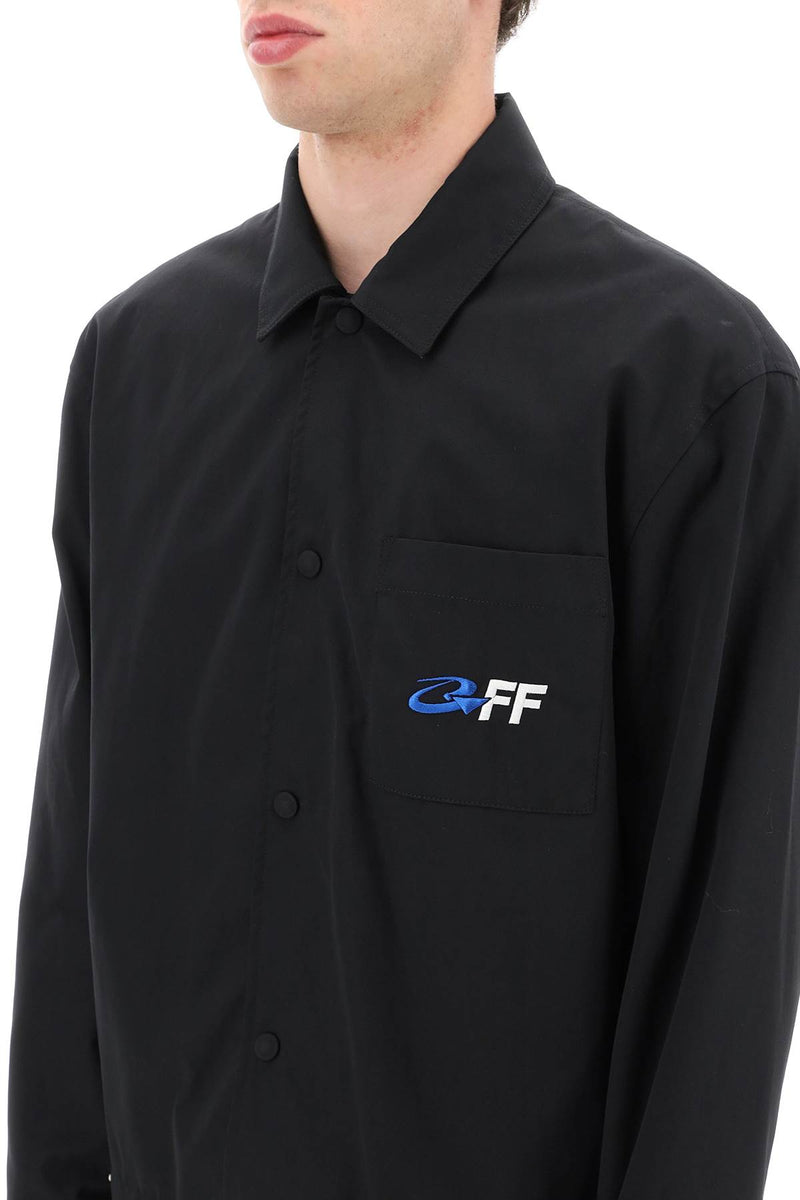 Off-white 'exactly the opposite' overshirt