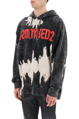 Dsquared2 'reverse tie&dyed' hoodie