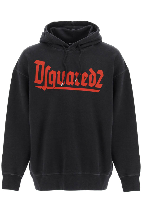 Dsquared2 logo print hoodie