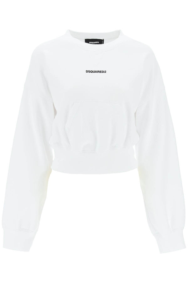 Dsquared2 cropped sweatshirt with logo