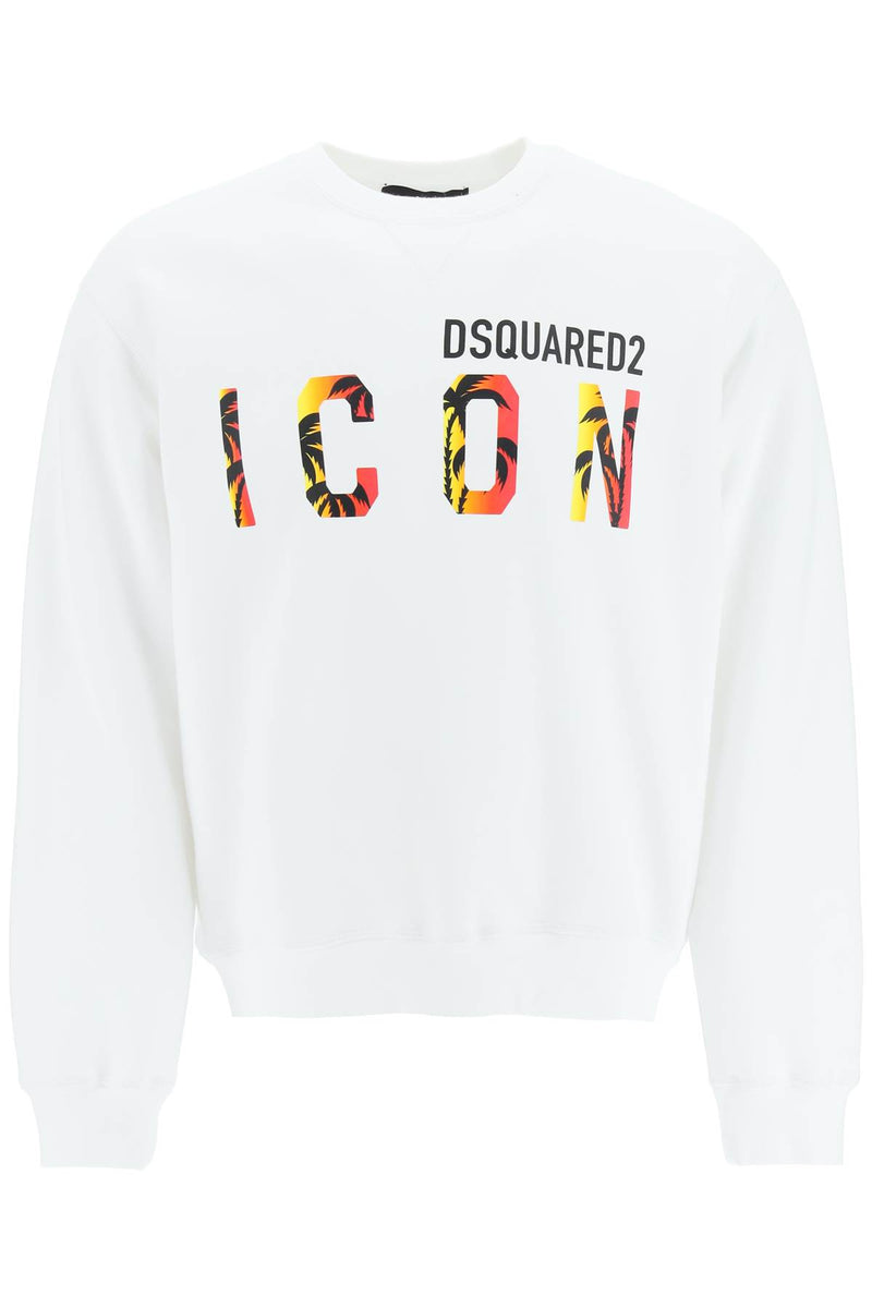 Dsquared2 icon sunset crewneck sweatshirt