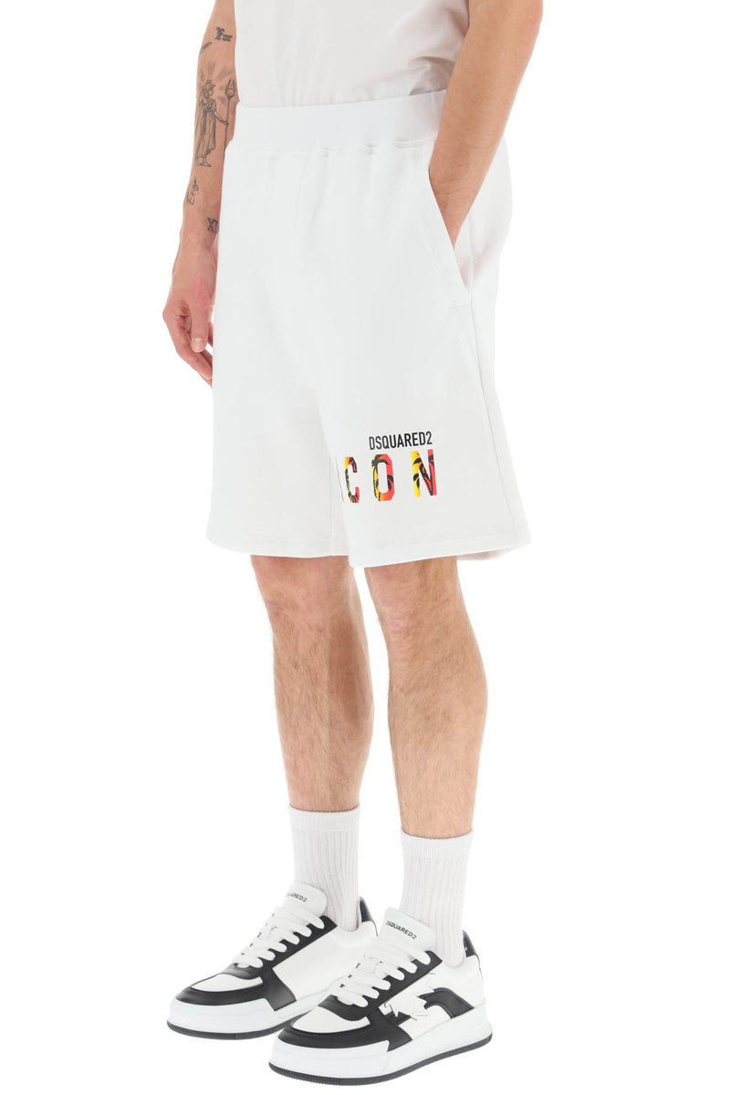 Dsquared2 'icon sunset' sporty shorts